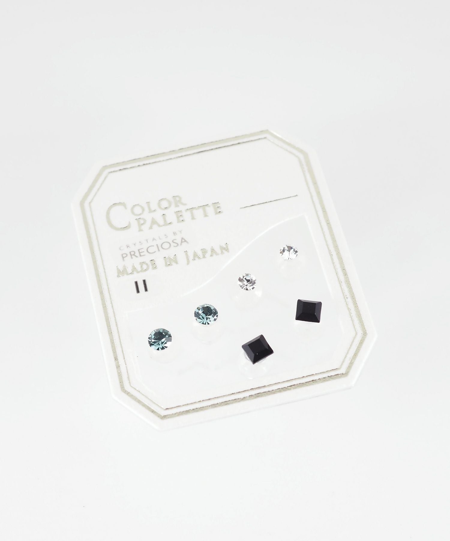 3mmスクエア樹脂セットピアス