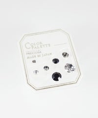 6mm樹脂セットピアス