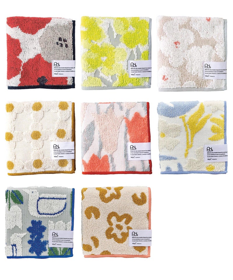 フラワーパターンスタンダードハンカチ