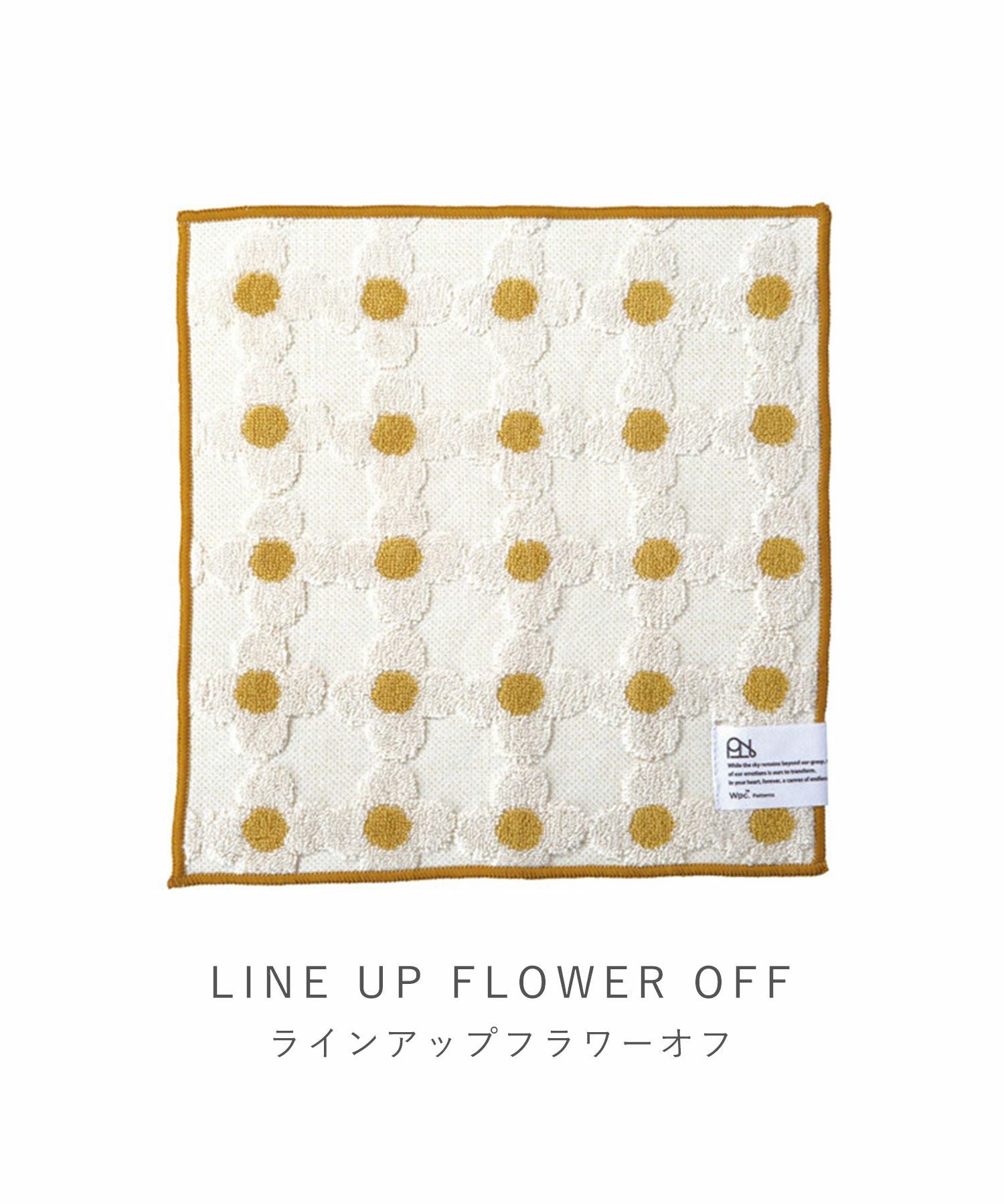 フラワーパターンスタンダードハンカチ