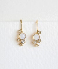 ナチュラルストーンストレートバーピアス【MUK Dreamystone】