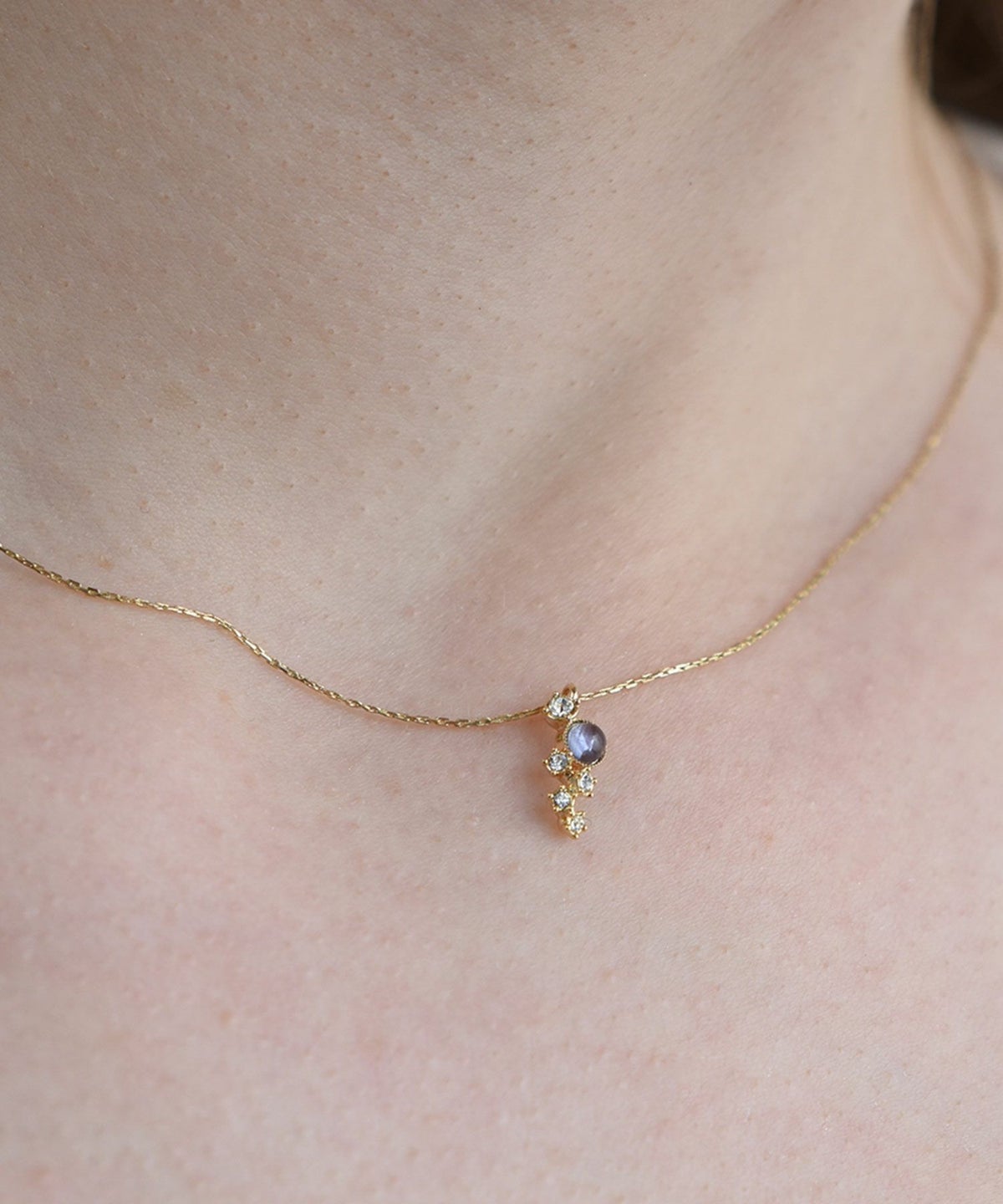 ナチュラルストーンストレートバープチペンダント【MUK Dreamystone】