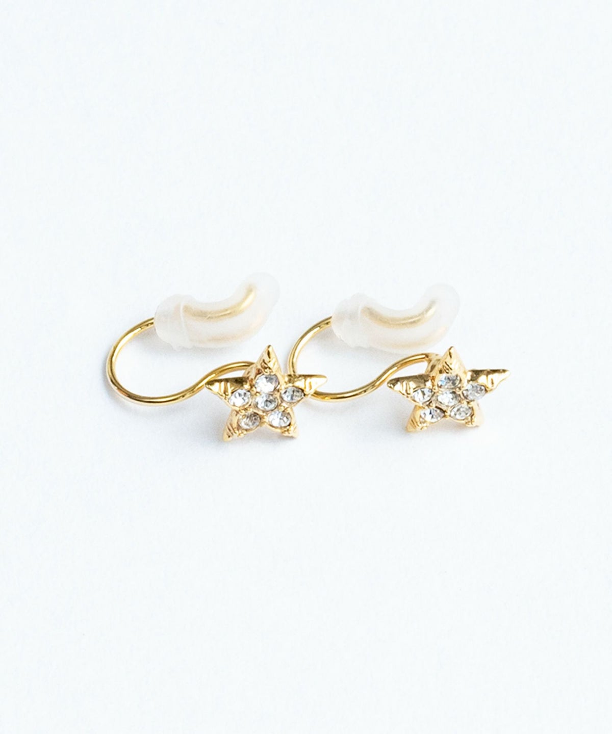 スターストーンノンホールイヤリング