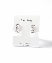 アワーグラスラウンドメタルイヤリング