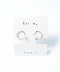 ルーナラウンドメタルイヤリング