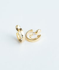 【web限定】ルミシンプルフープループフィットイヤリング【Lumirise】