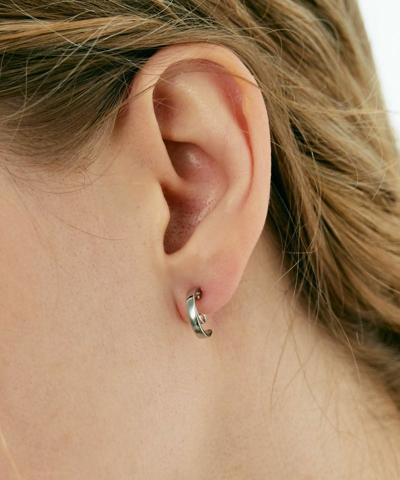 【web限定】ルミシンプルフープループフィットイヤリング【Lumirise】