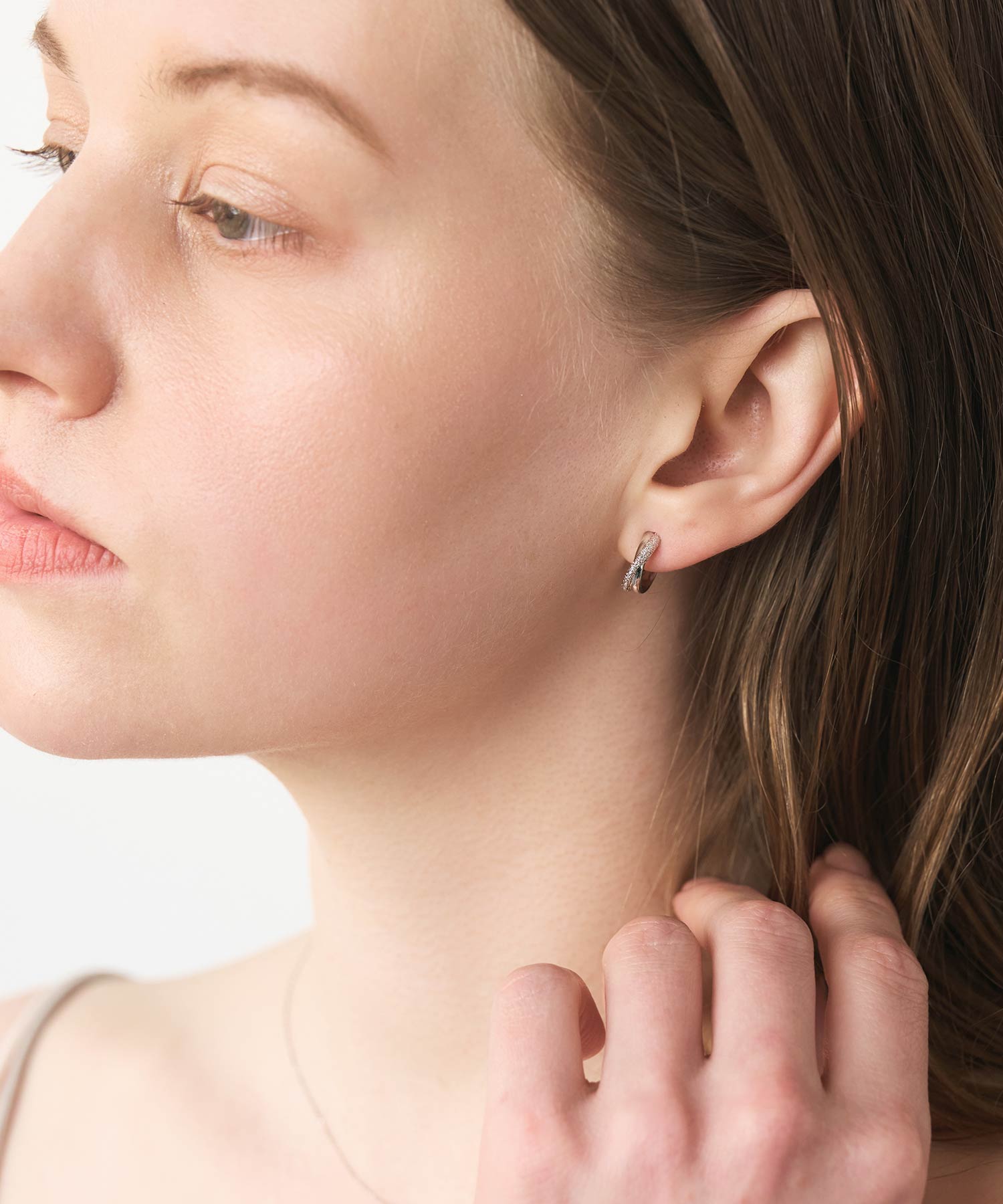 【web限定】ルミクロスフープループフィットイヤリング【Lumirise】