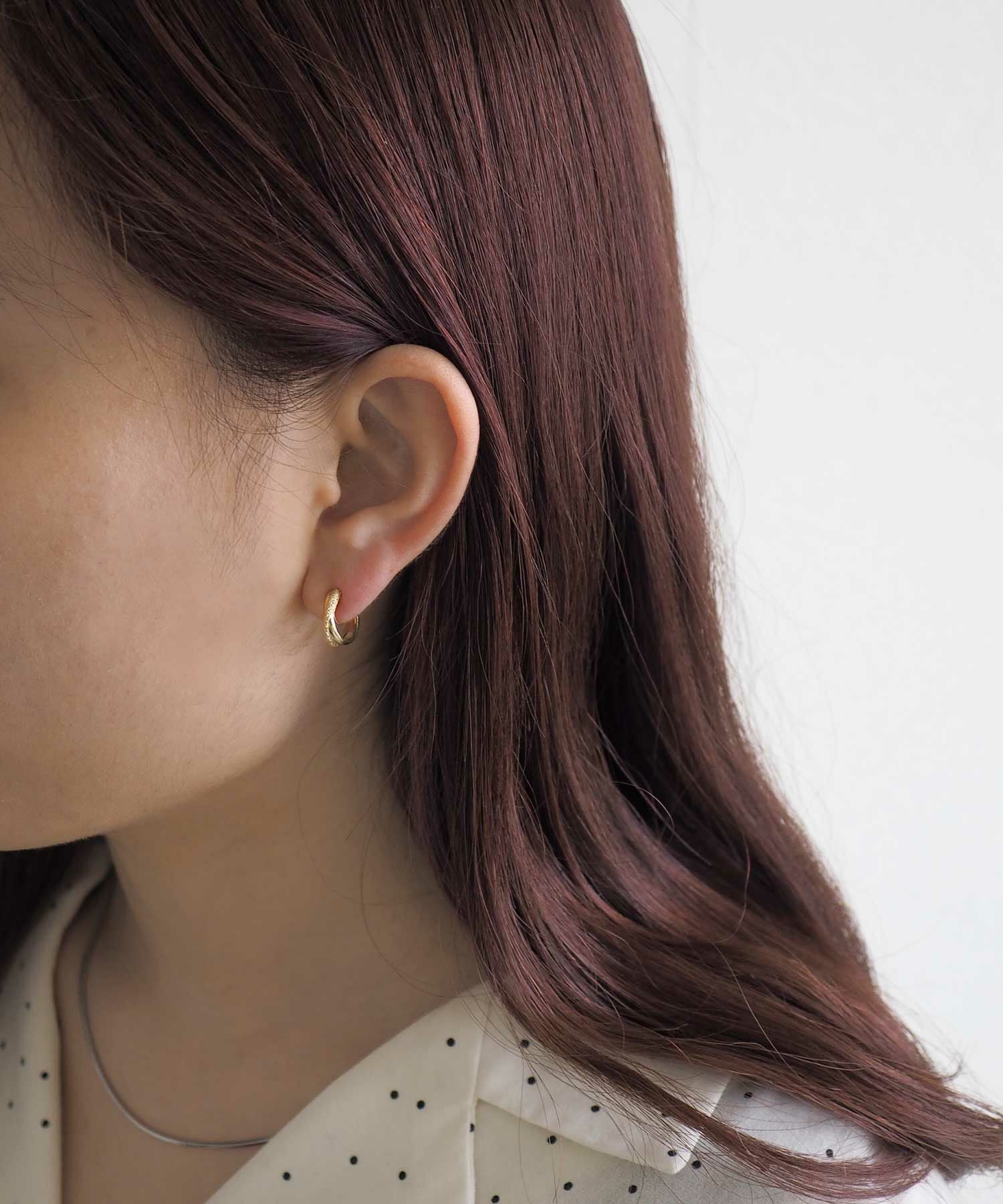 【web限定】ルミクロスフープループフィットイヤリング【Lumirise】