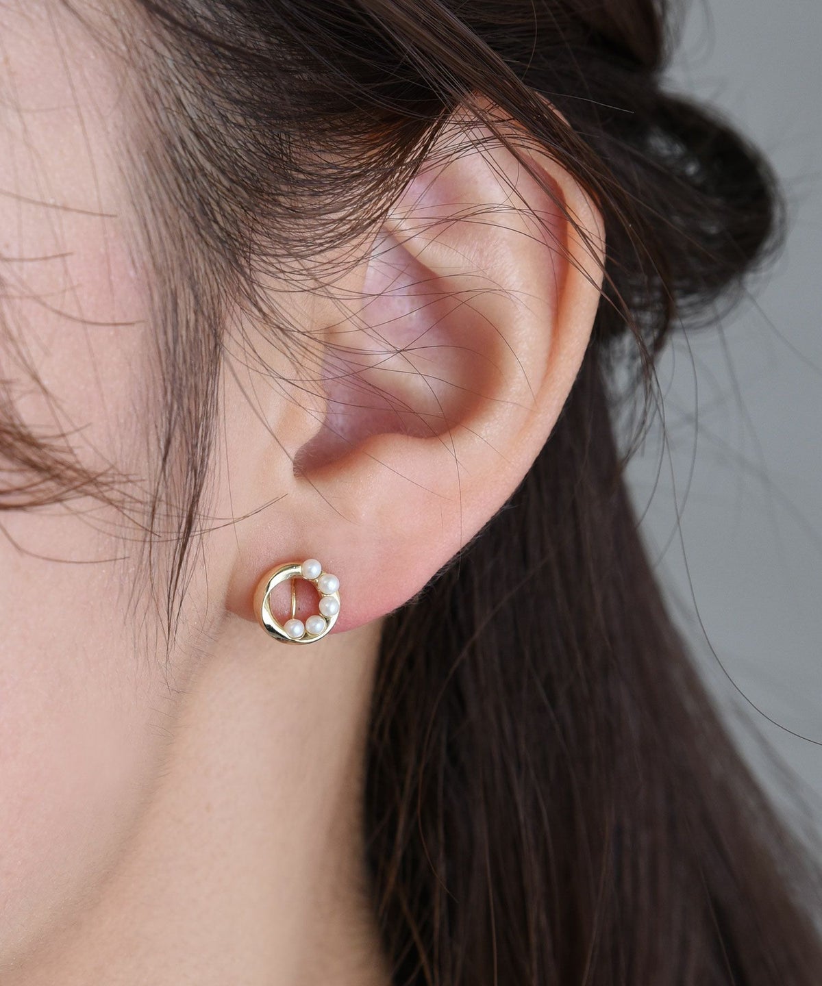 【web限定】ルミパールリングループフィットイヤリング【Lumirise】