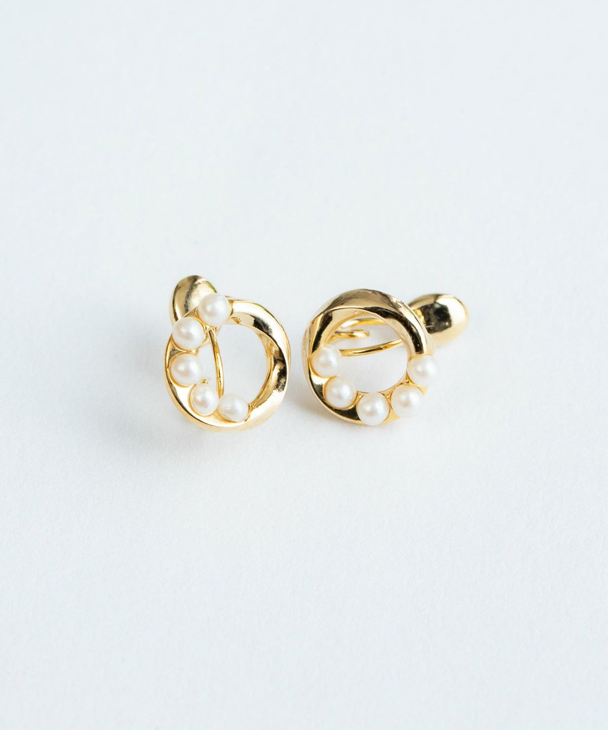 【web限定】ルミパールリングループフィットイヤリング【Lumirise】