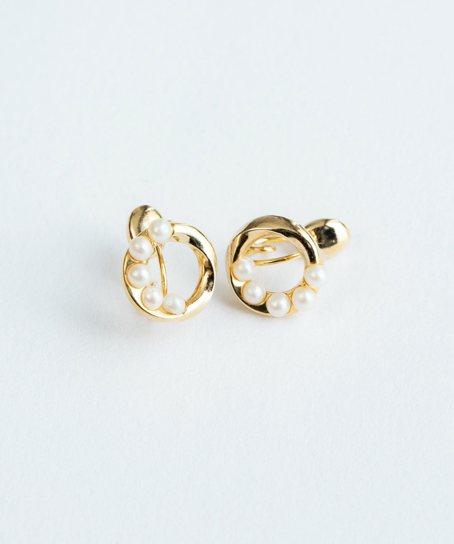 【web限定】ルミパールリングループフィットイヤリング【Lumirise】