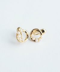 【web限定】ルミパールリングループフィットイヤリング【Lumirise】