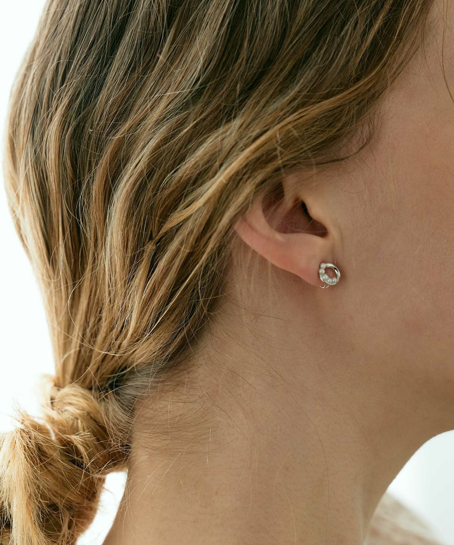 【web限定】ルミパールリングループフィットイヤリング【Lumirise】