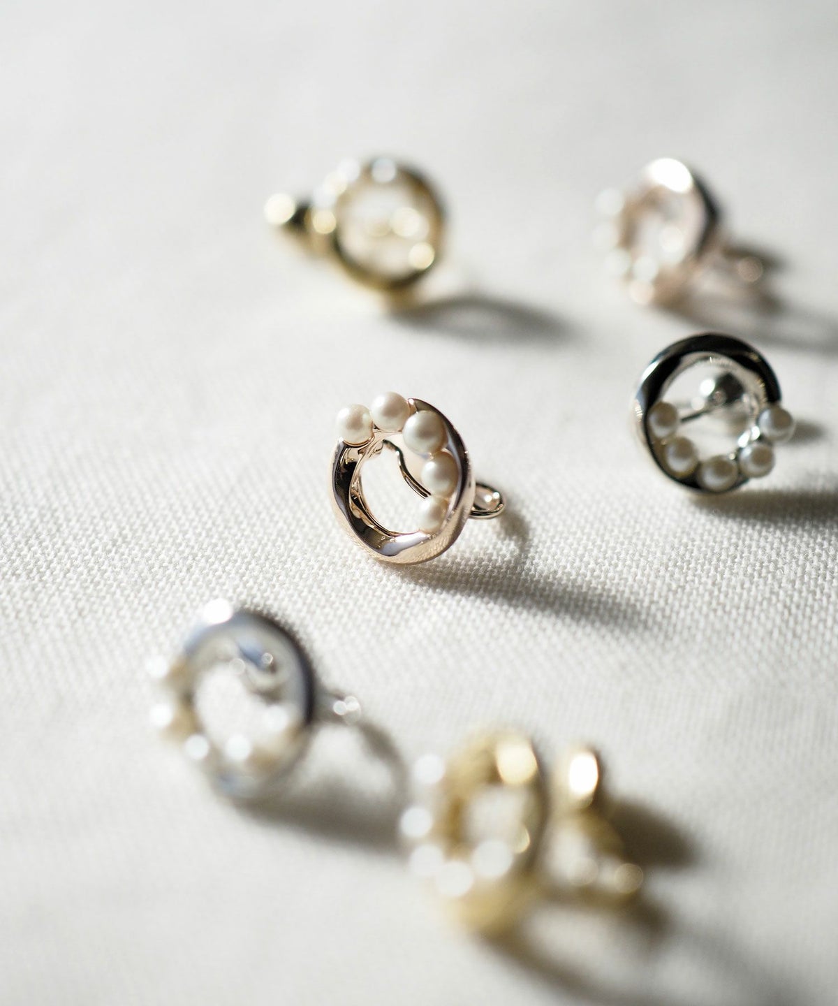 【web限定】ルミパールリングループフィットイヤリング【Lumirise】