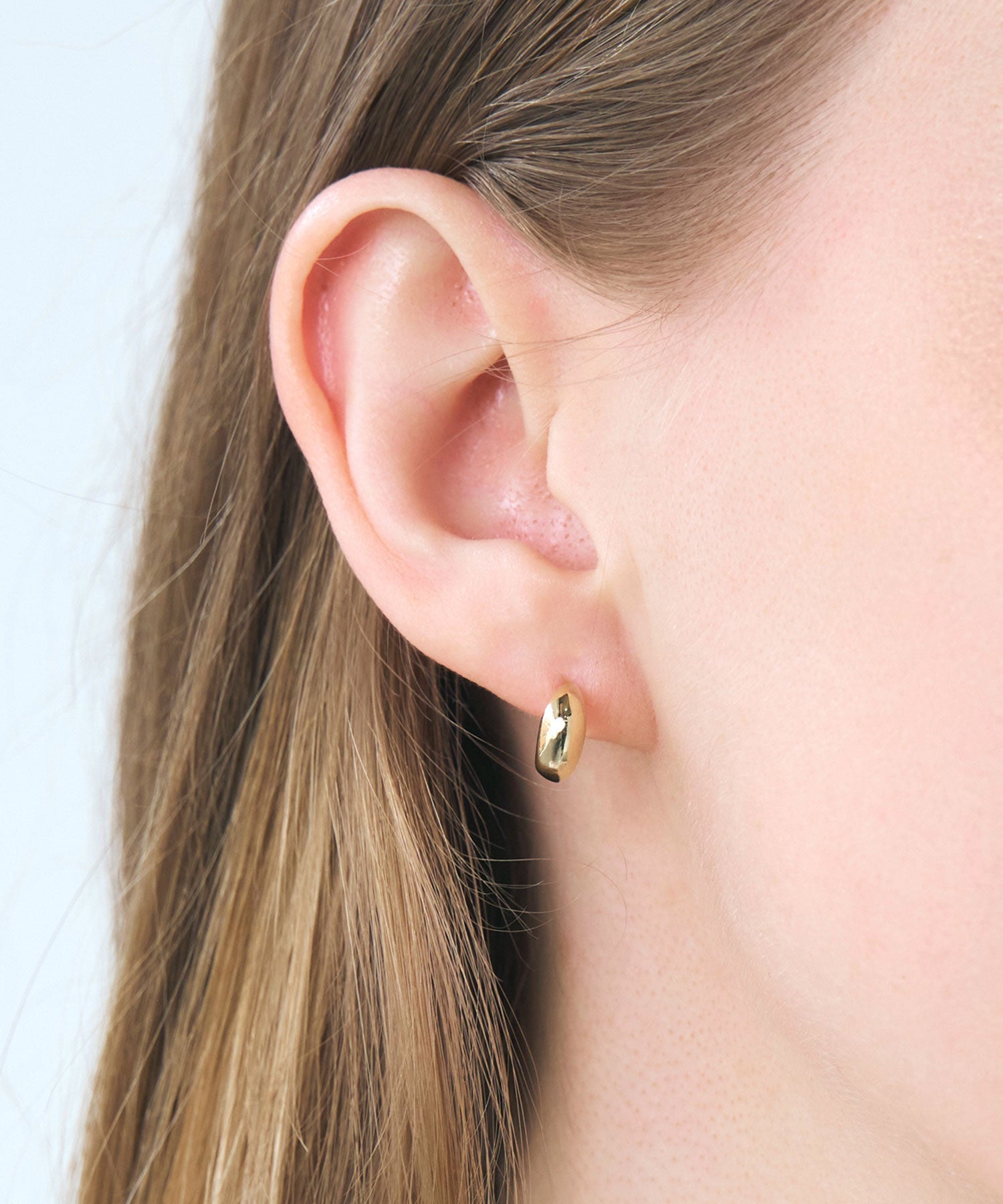 【web限定】ルミプランプフープセラミックポストピアス【Lumirise】