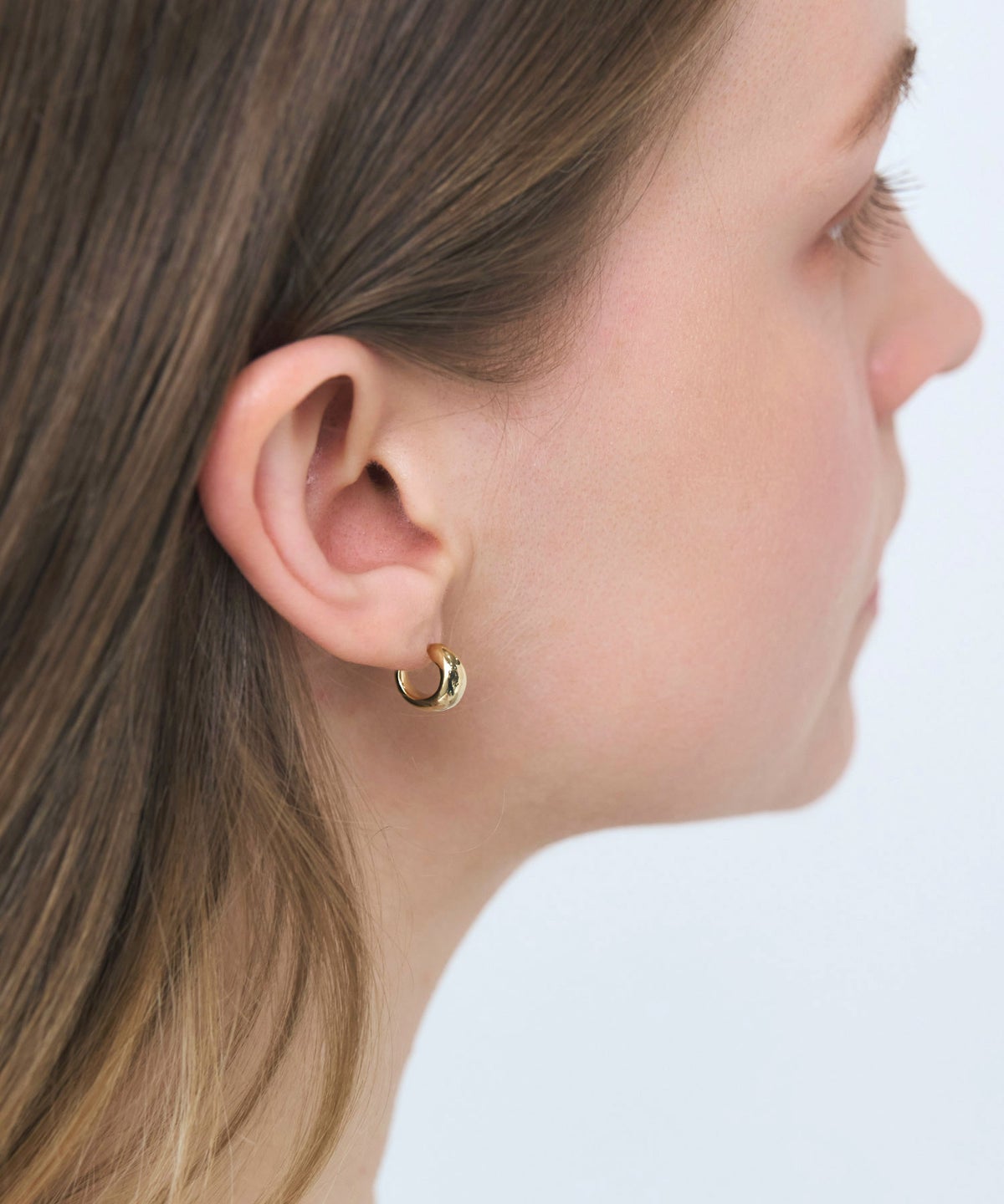 【web限定】ルミプランプフープセラミックポストピアス【Lumirise】