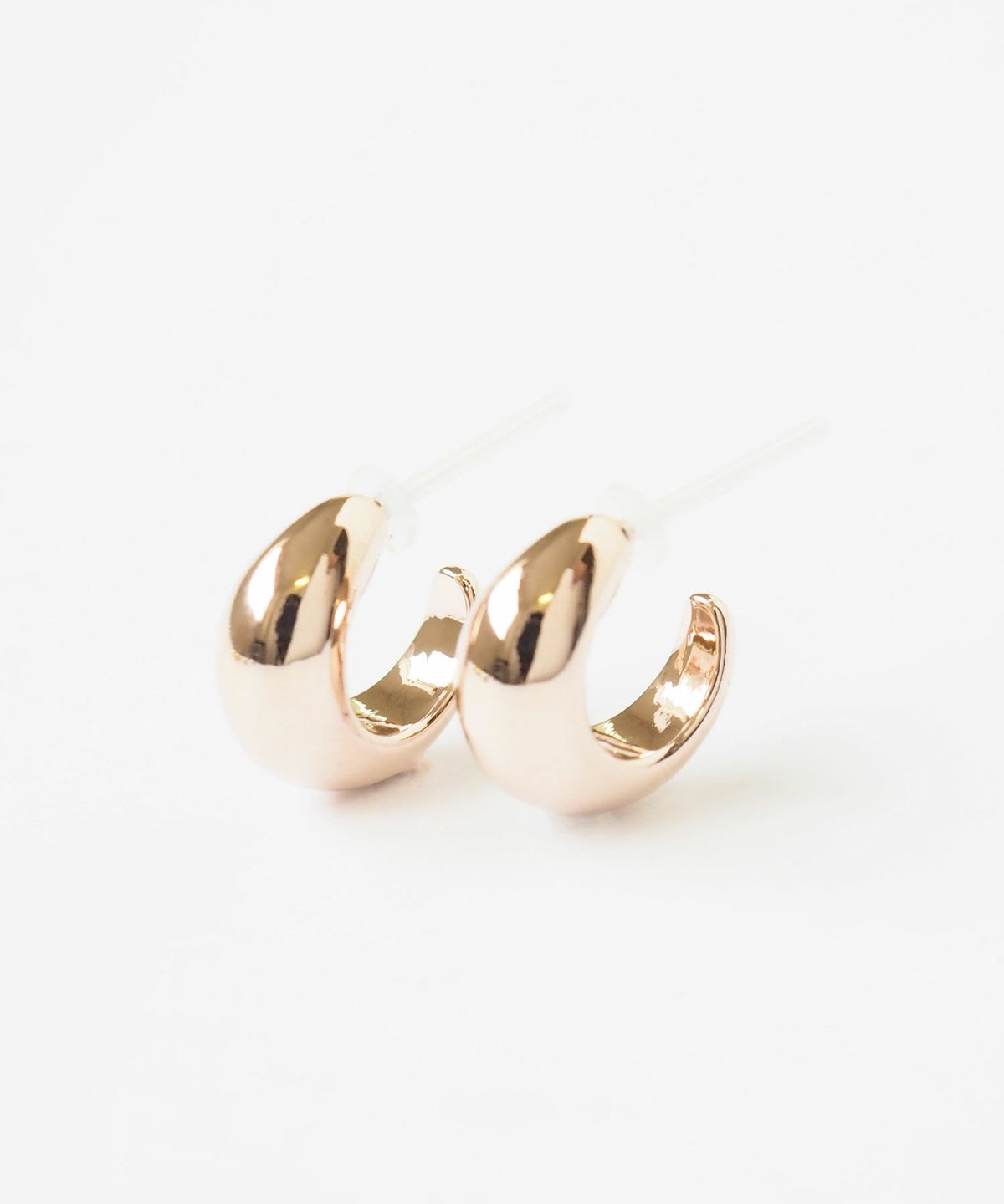 【web限定】ルミプランプフープセラミックポストピアス【Lumirise】