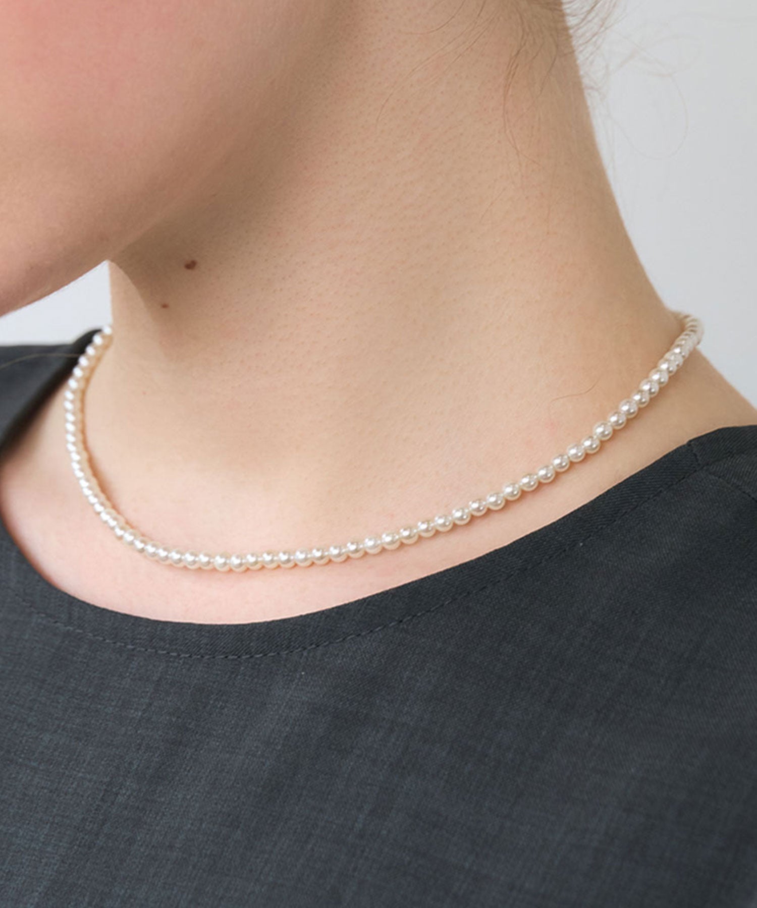 3mmパールネックレス【MUK voyalibre】