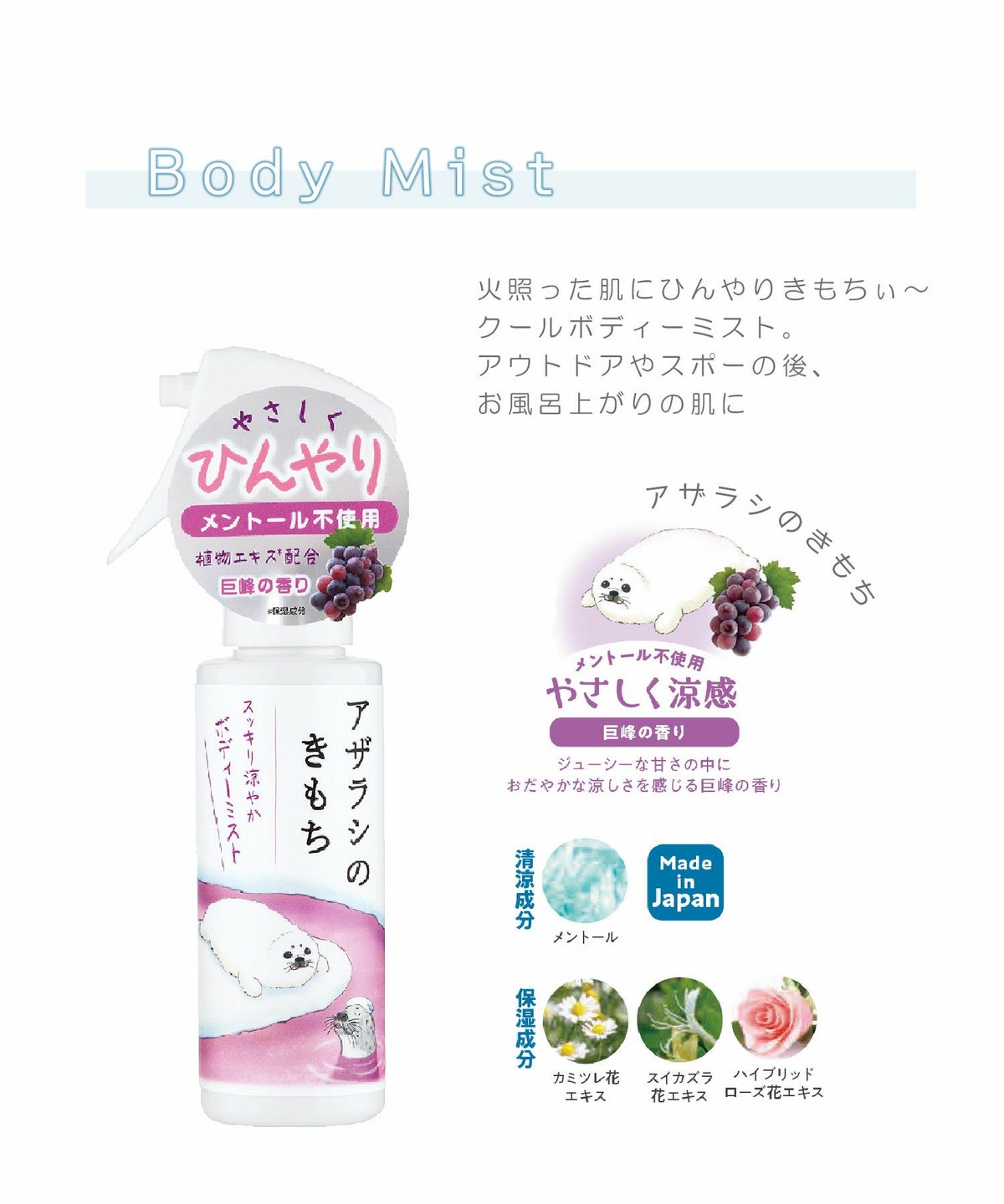 氷冷ボディーミスト