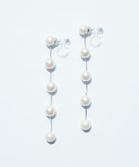 ステーションパール樹脂ノンホールイヤリング