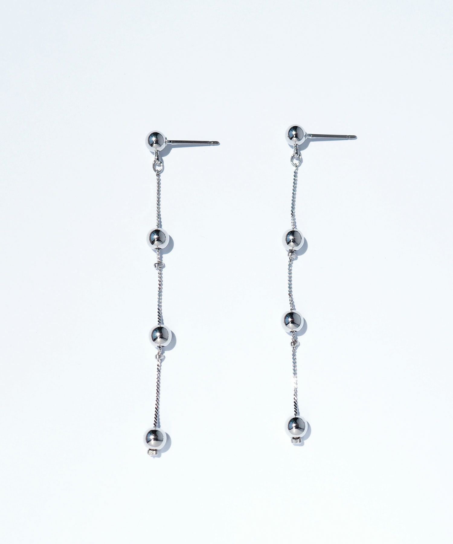 ステーションボールピュアチタンポストピアス