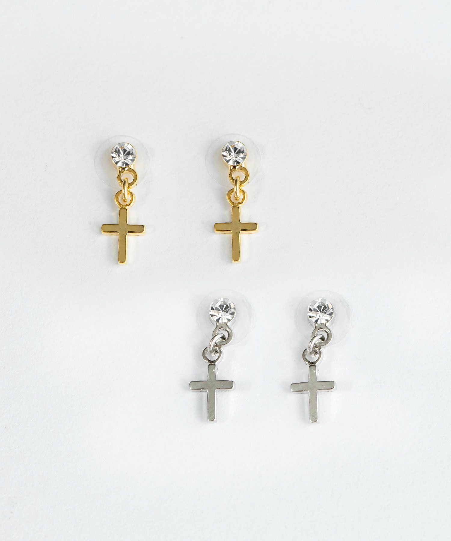 メタルクロスシールピアス【Libre】