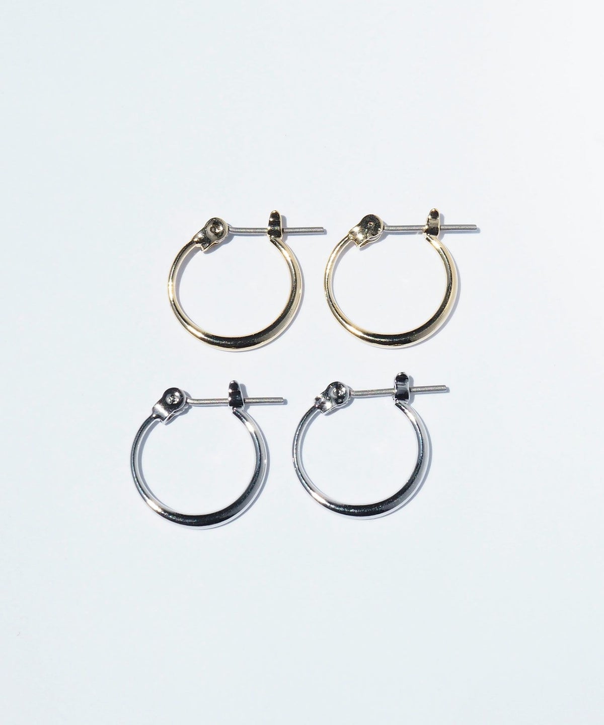 フープピュアチタンポストピアス(S)