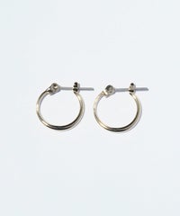 フープピュアチタンポストピアス(S)