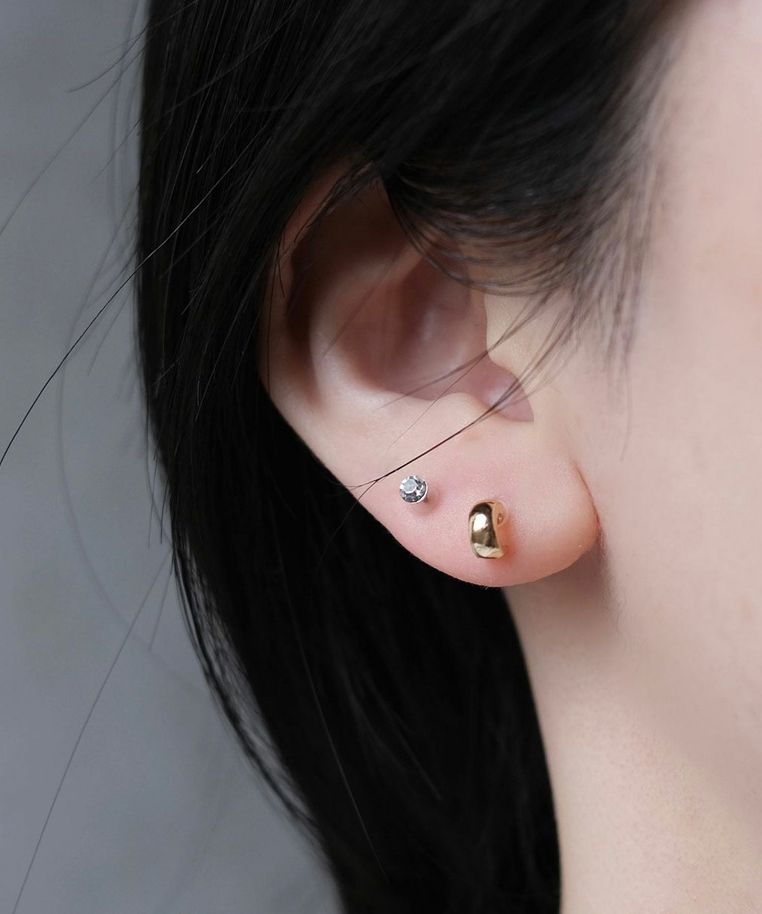 5ミリフープセットピュアチタンポストピアス