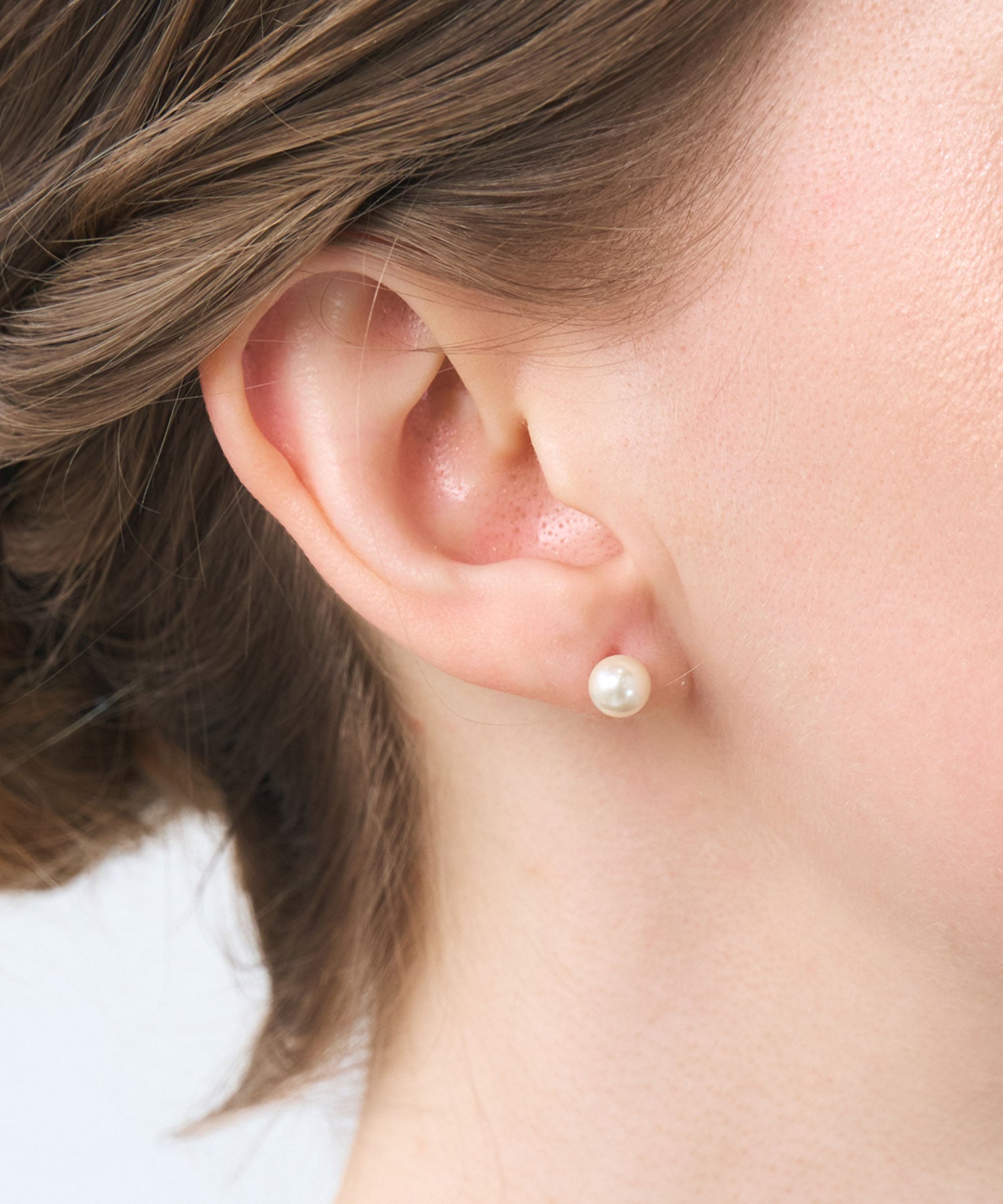 8mmワングレインチタンポストピアス【MUK voyalibre】