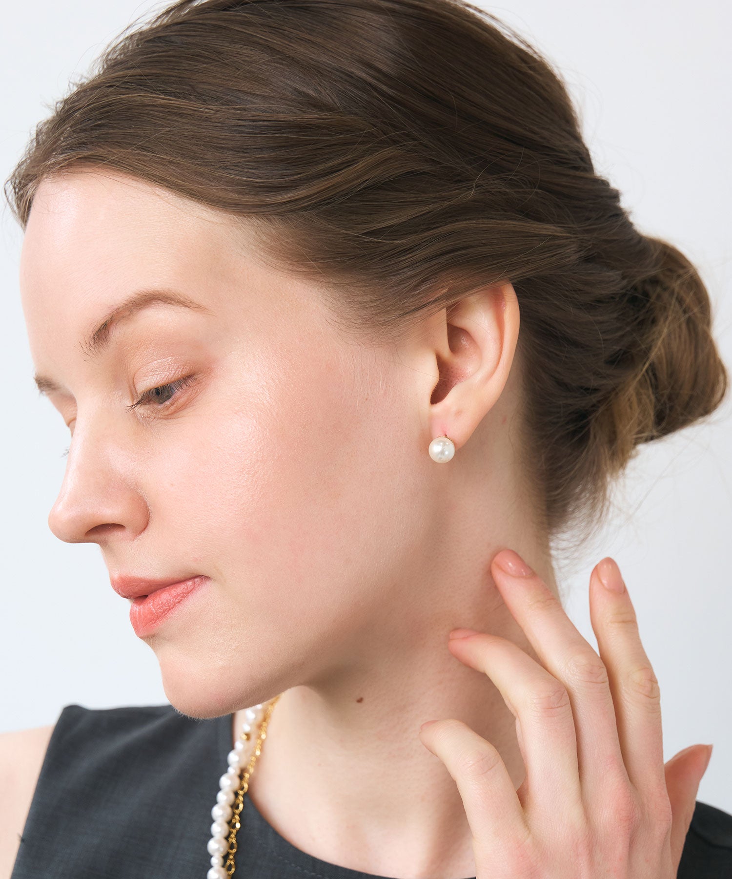 8mmワングレインチタンポストピアス【MUK voyalibre】