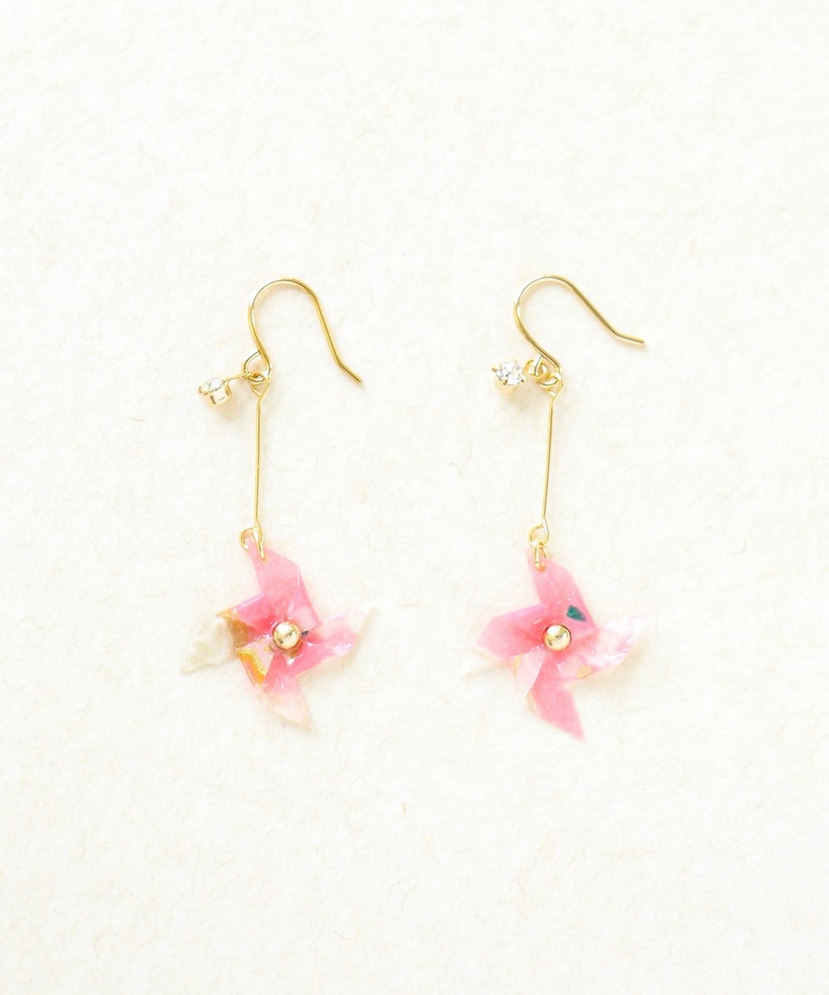 かざぐるまピアス