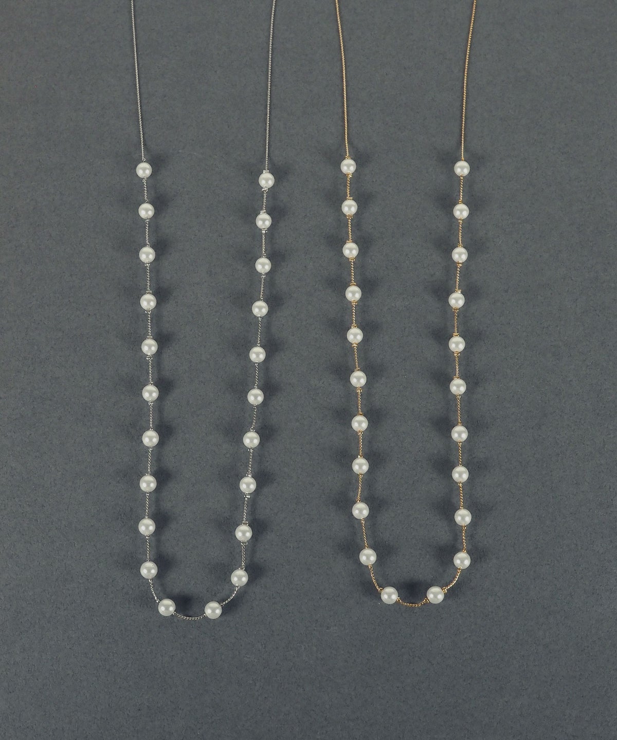 ステーションパールロングネックレス【MUK voyalibre】