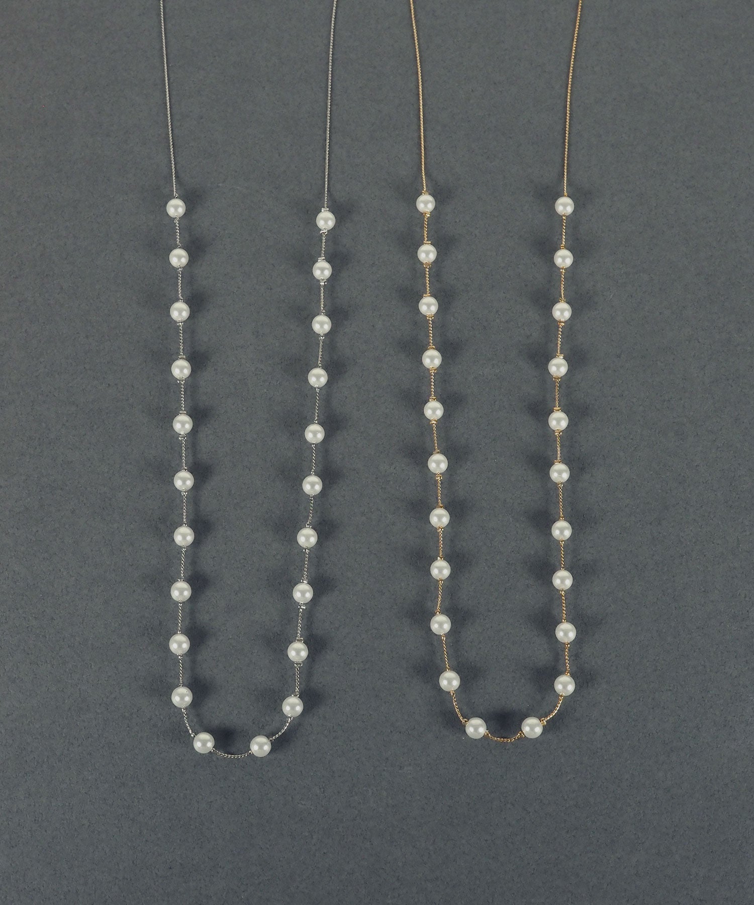 ステーションパールロングネックレス【MUK voyalibre】