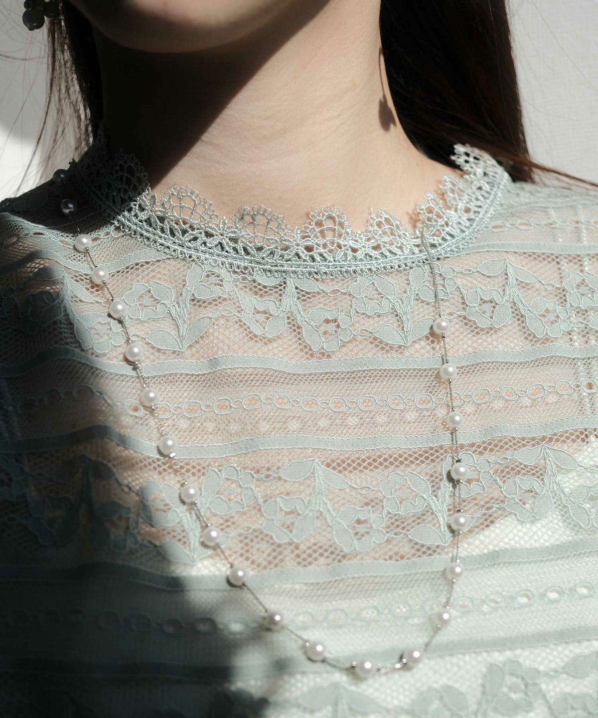 ステーションパールロングネックレス【MUK voyalibre】