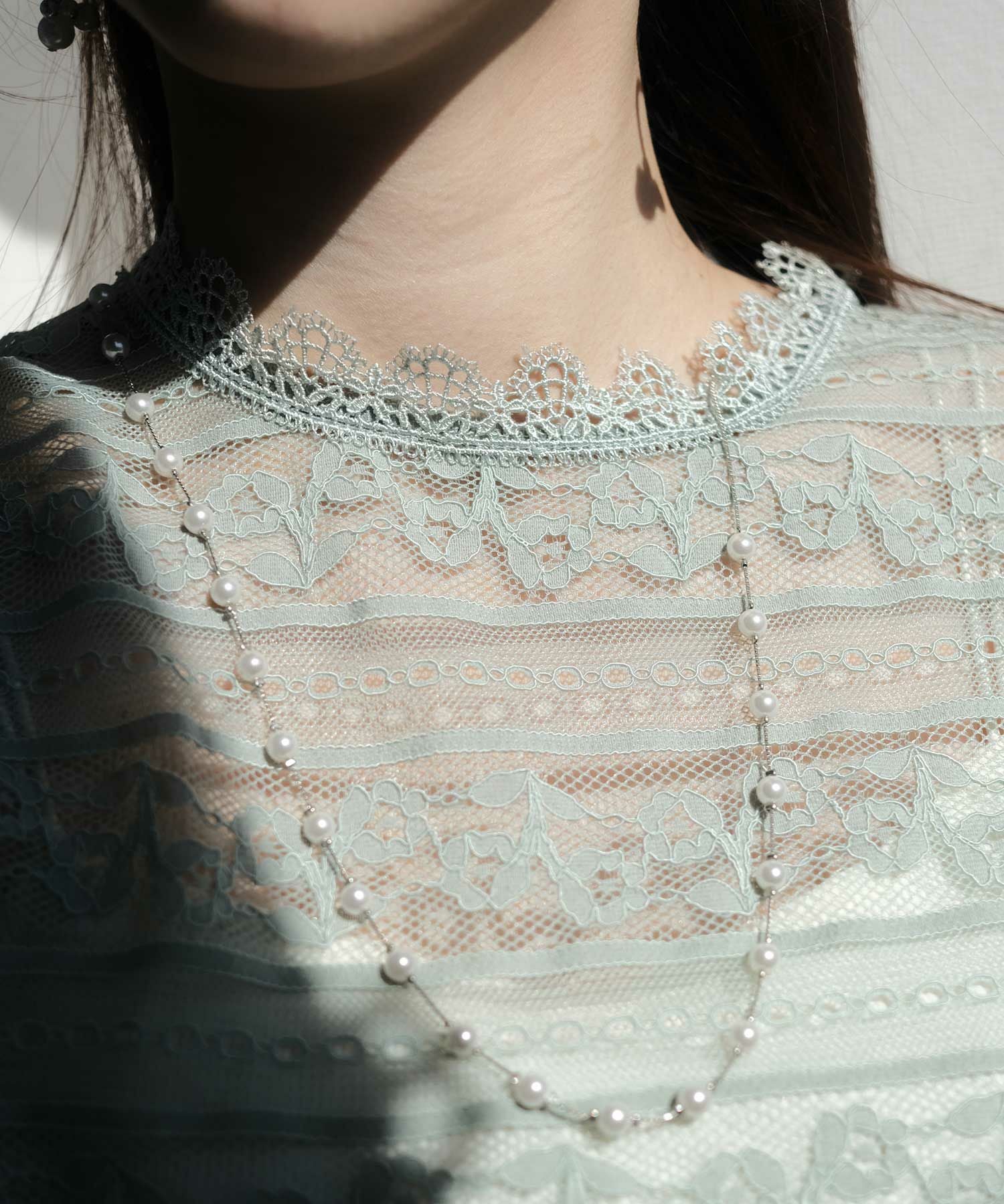 ステーションパールロングネックレス【MUK voyalibre】