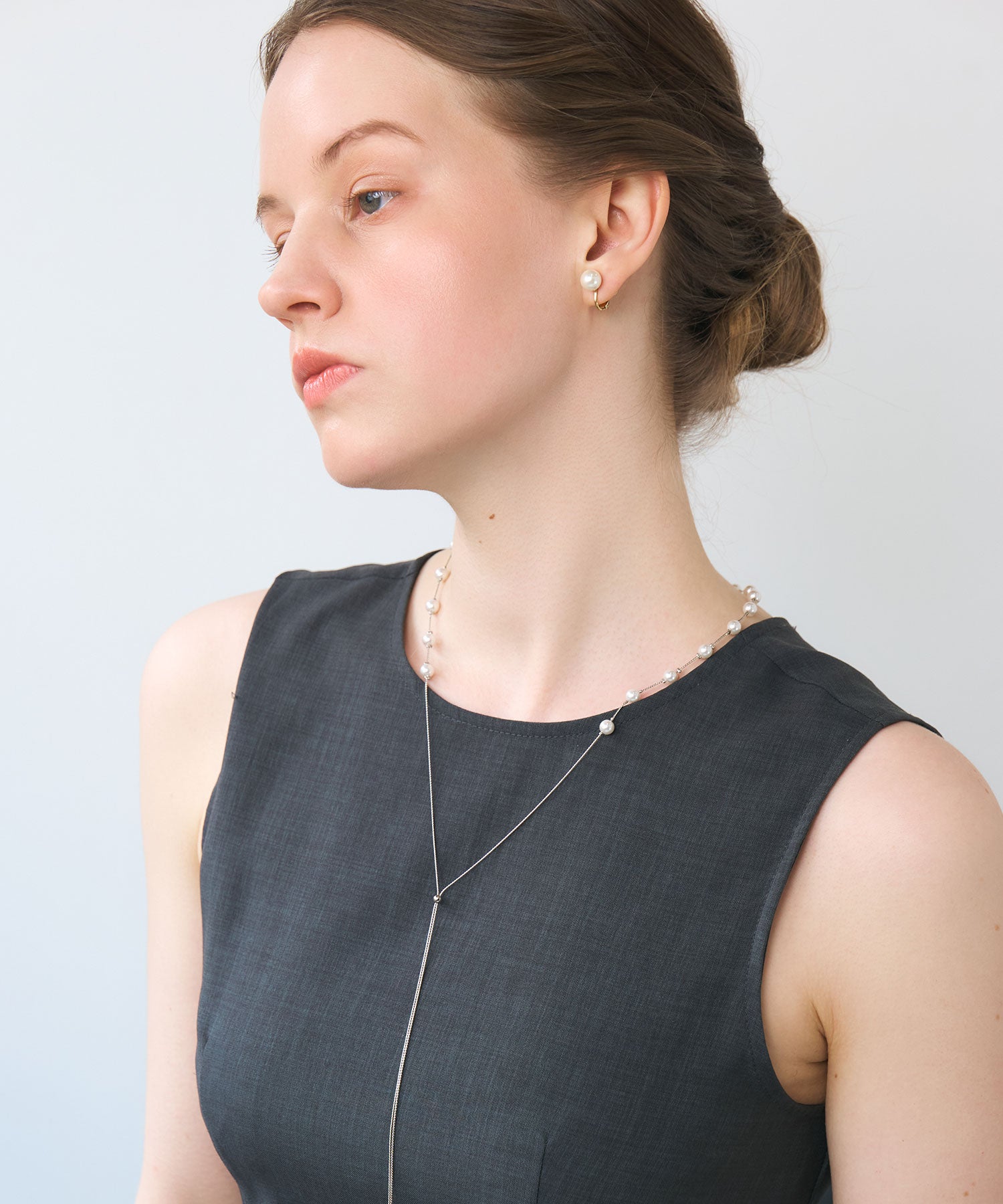 ステーションパールロングネックレス【MUK voyalibre】