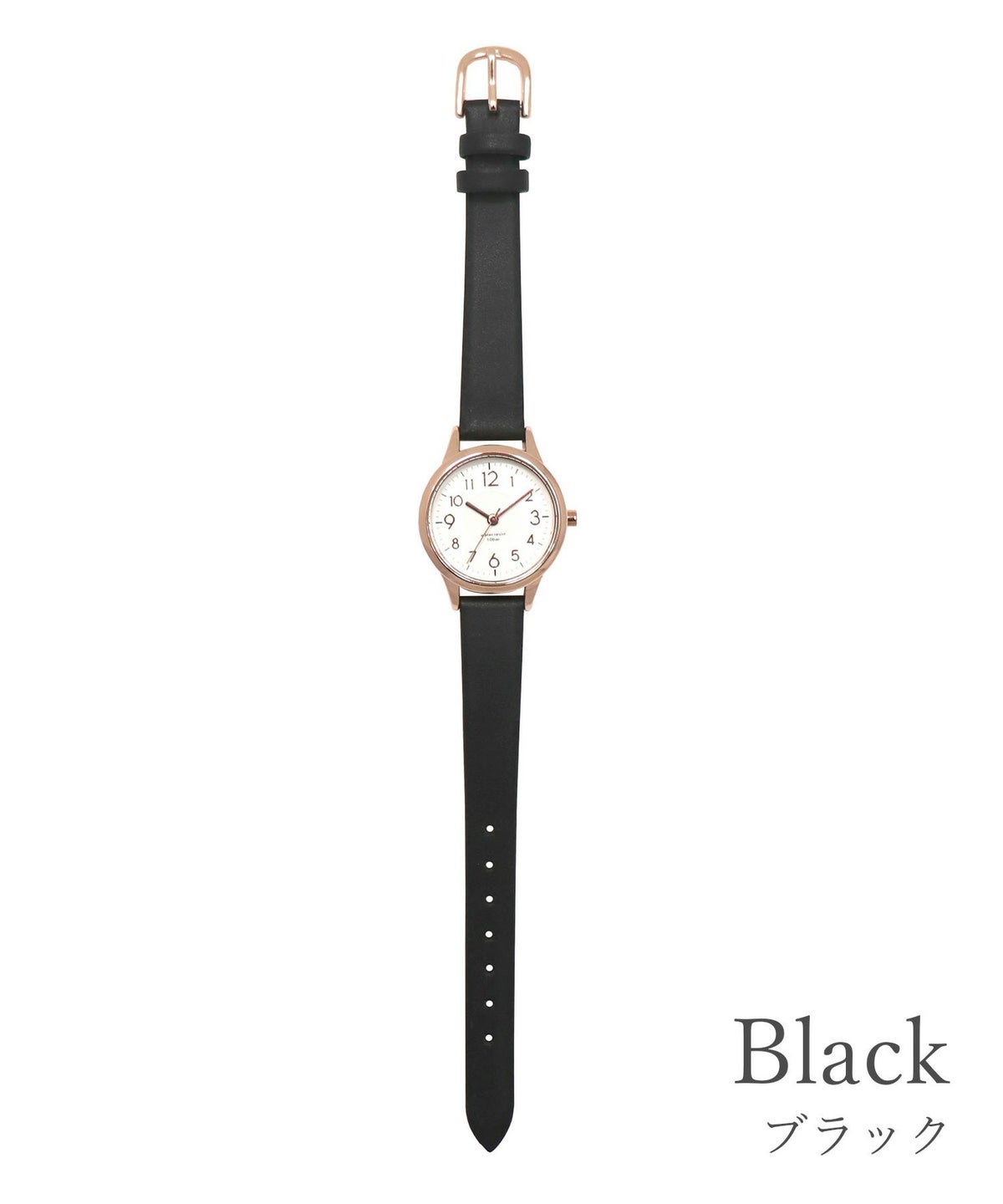 【10気圧防水】 レディースシンプルベルトウォッチ
