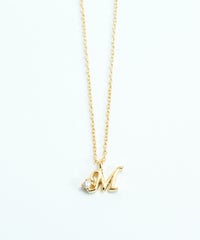 イニシャルネックレス