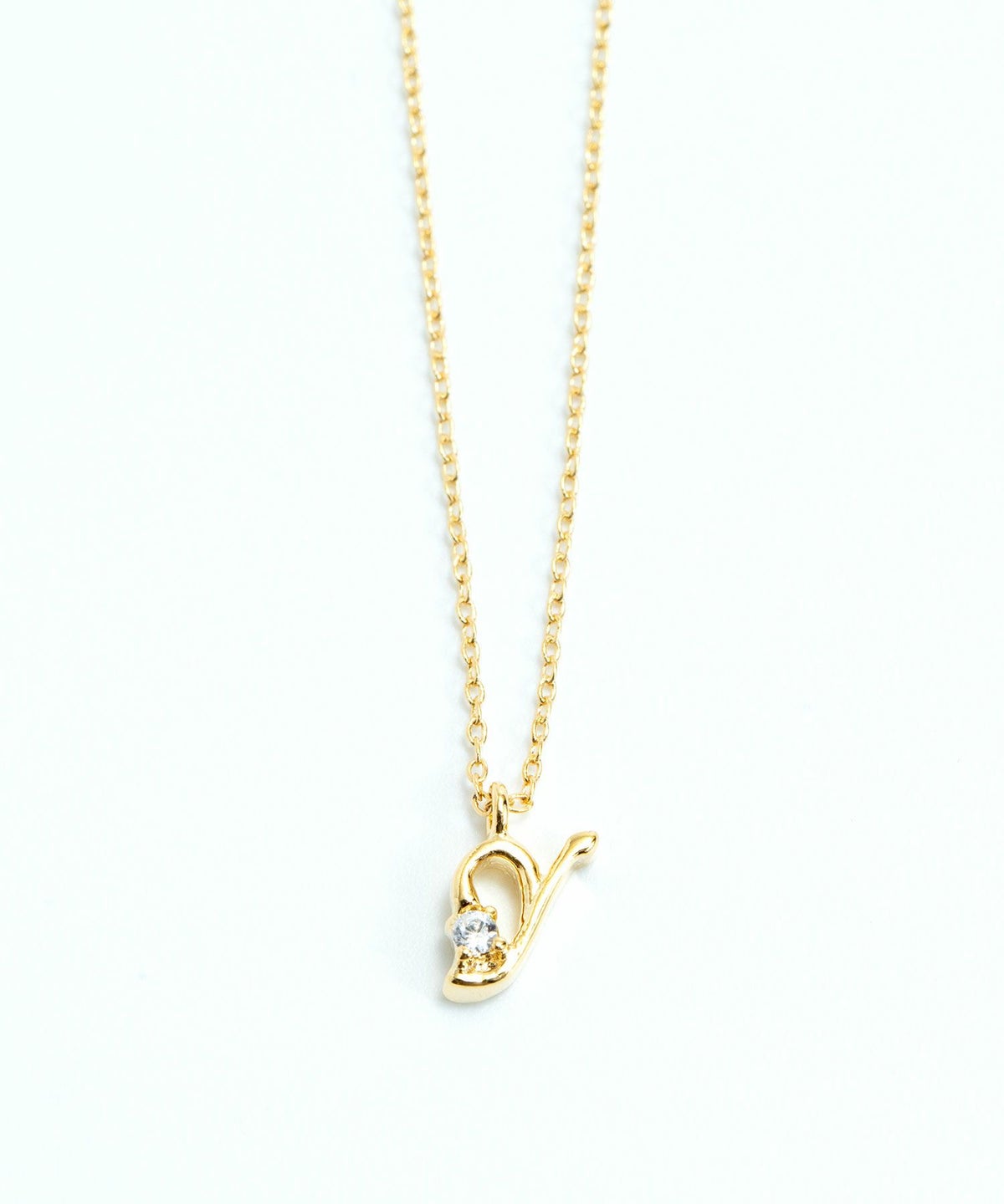 イニシャルネックレス