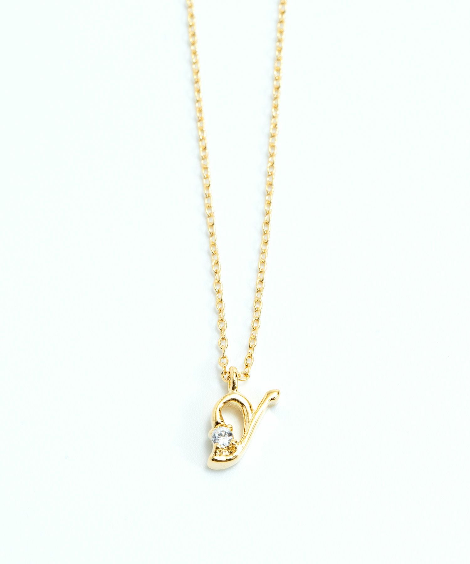 イニシャルネックレス