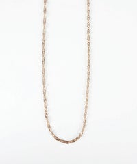 ピンクゴールドステンレスネックレス