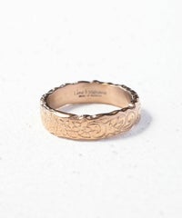 Plumeria&Scroll Ring【Lino*Makana】