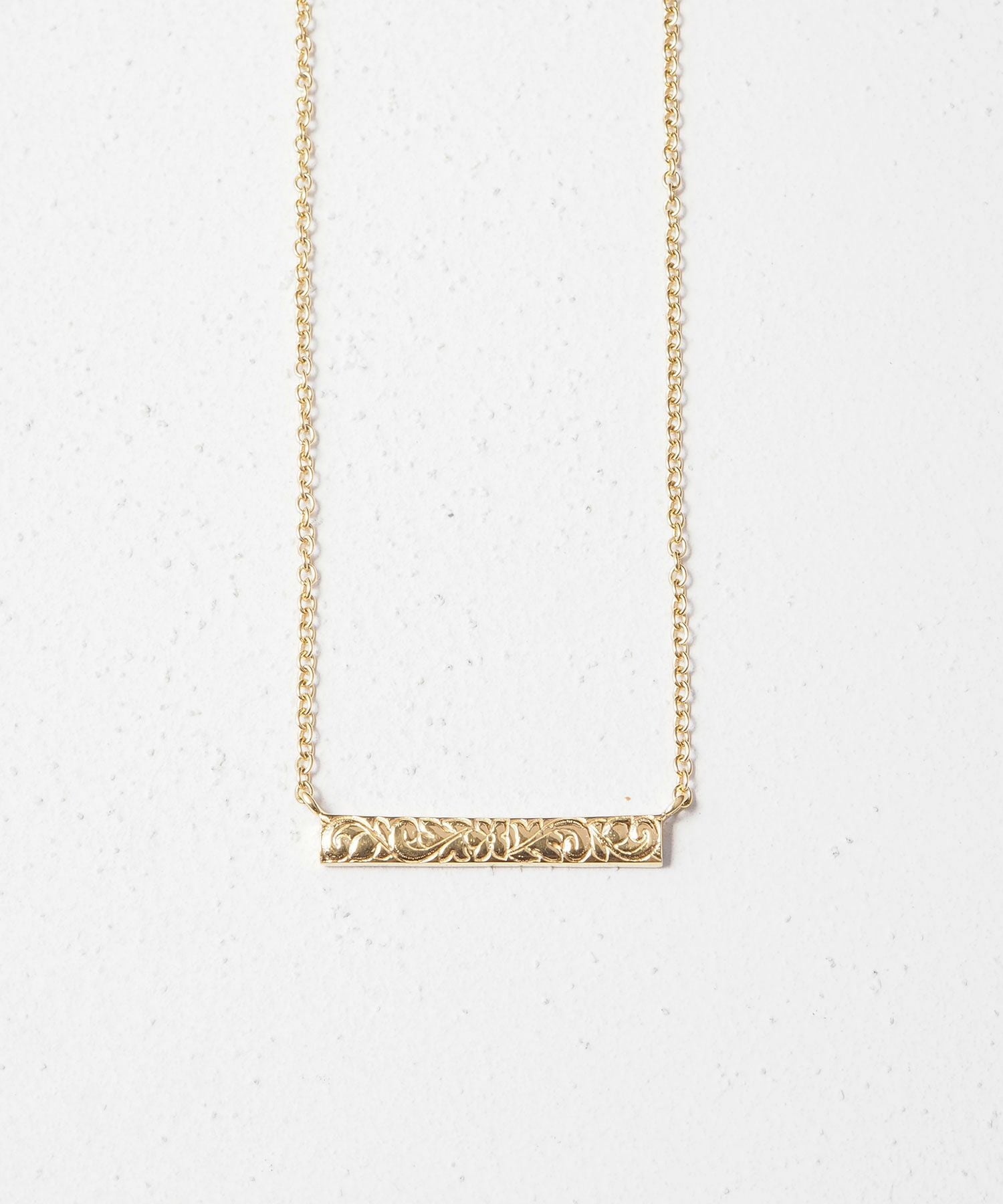 Plumeria&Scroll&Maile Pendant【Lino*Makana】