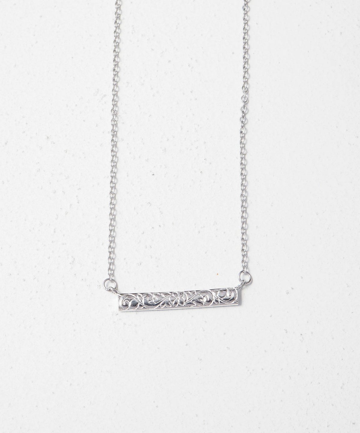 Plumeria&Scroll&Maile Pendant【Lino*Makana】