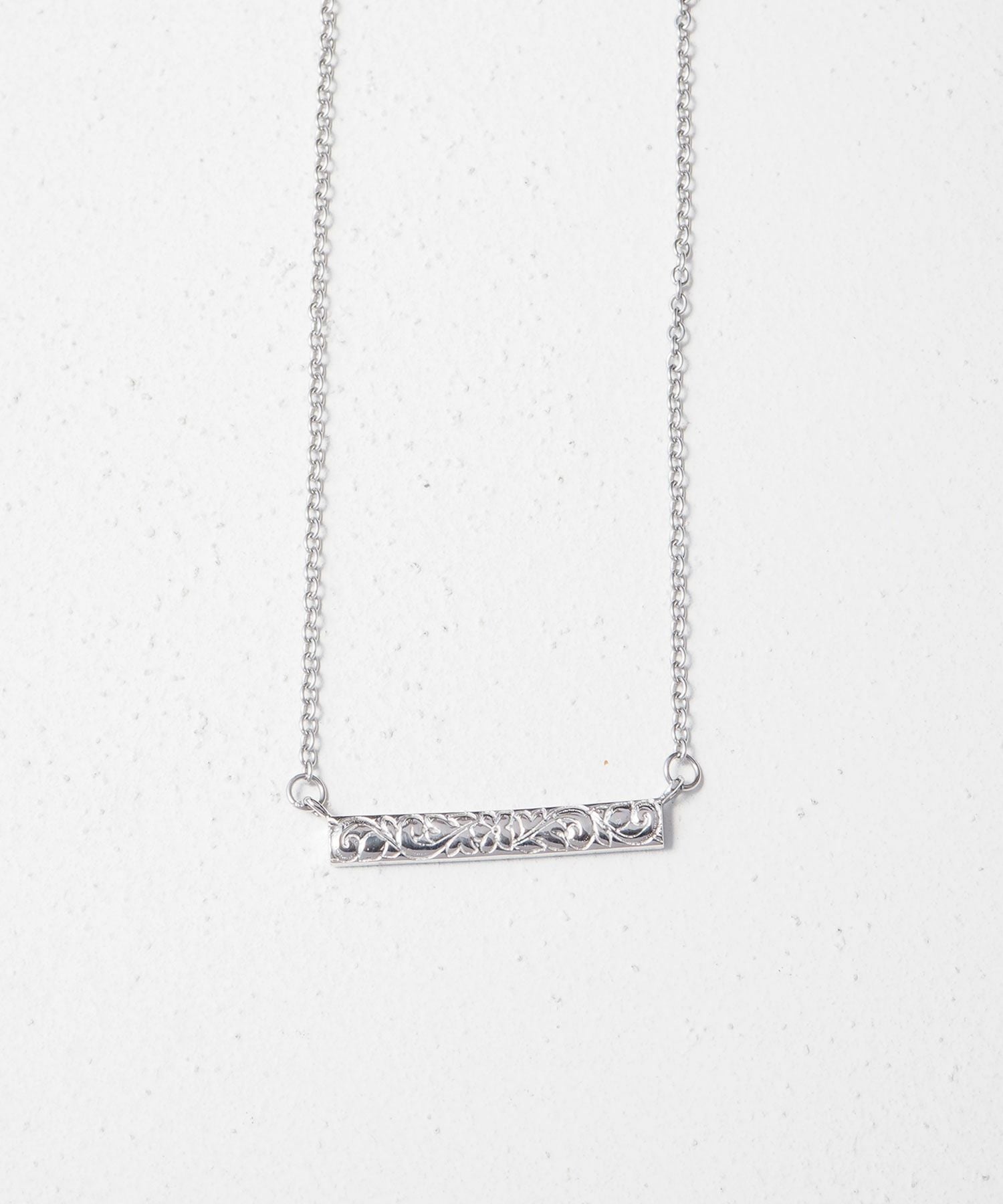 Plumeria&Scroll&Maile Pendant【Lino*Makana】