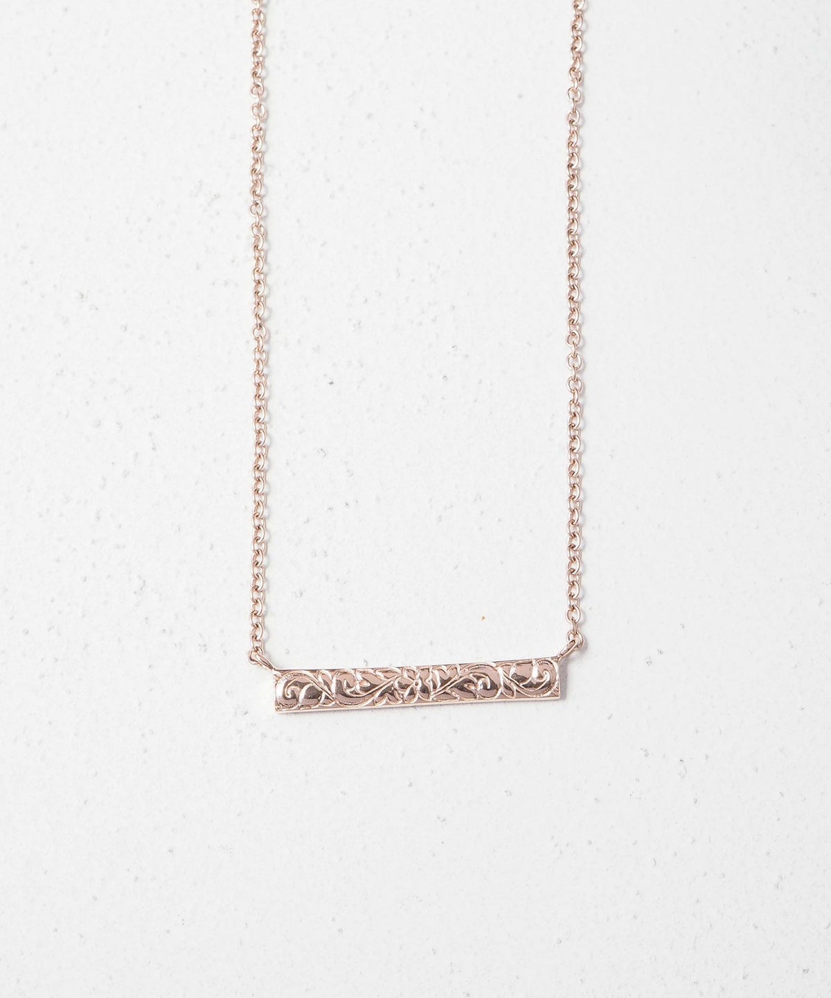 Plumeria&Scroll&Maile Pendant【Lino*Makana】