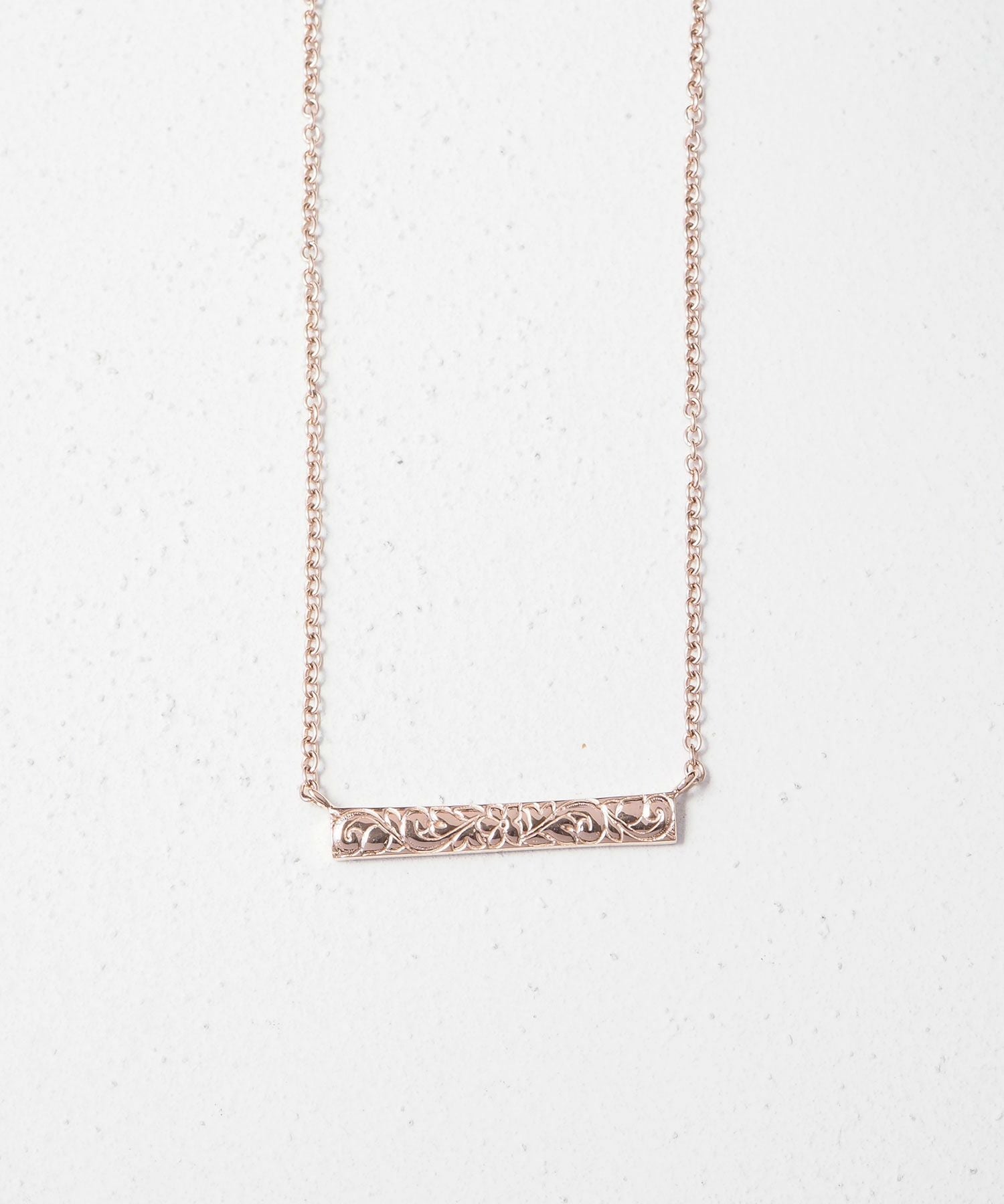 Plumeria&Scroll&Maile Pendant【Lino*Makana】