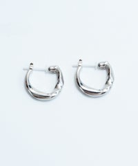 ジラールフープセラミックポストピアス